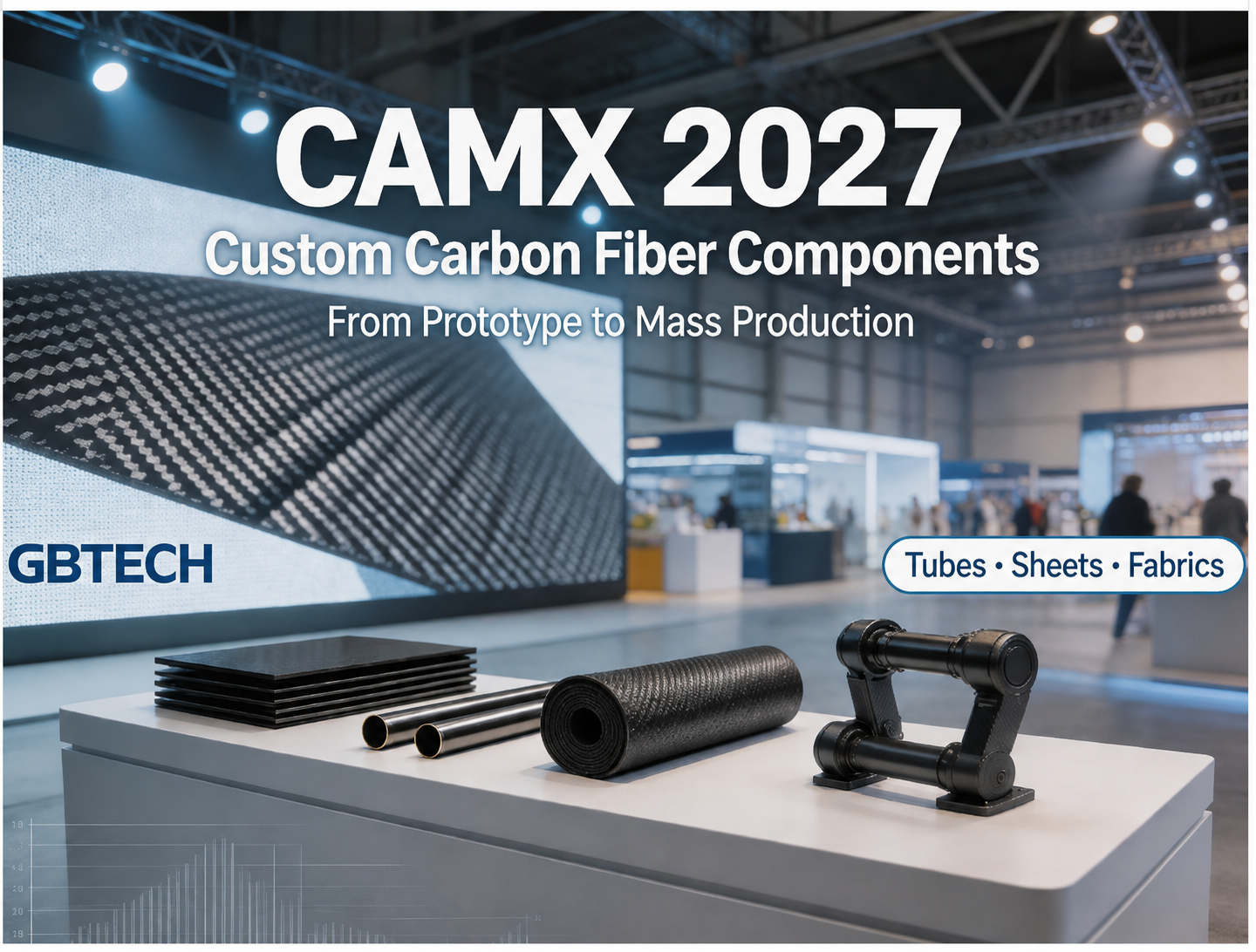 GBTECH дебютирует на CAMX 2027 – инновационные применения углеродного волокна