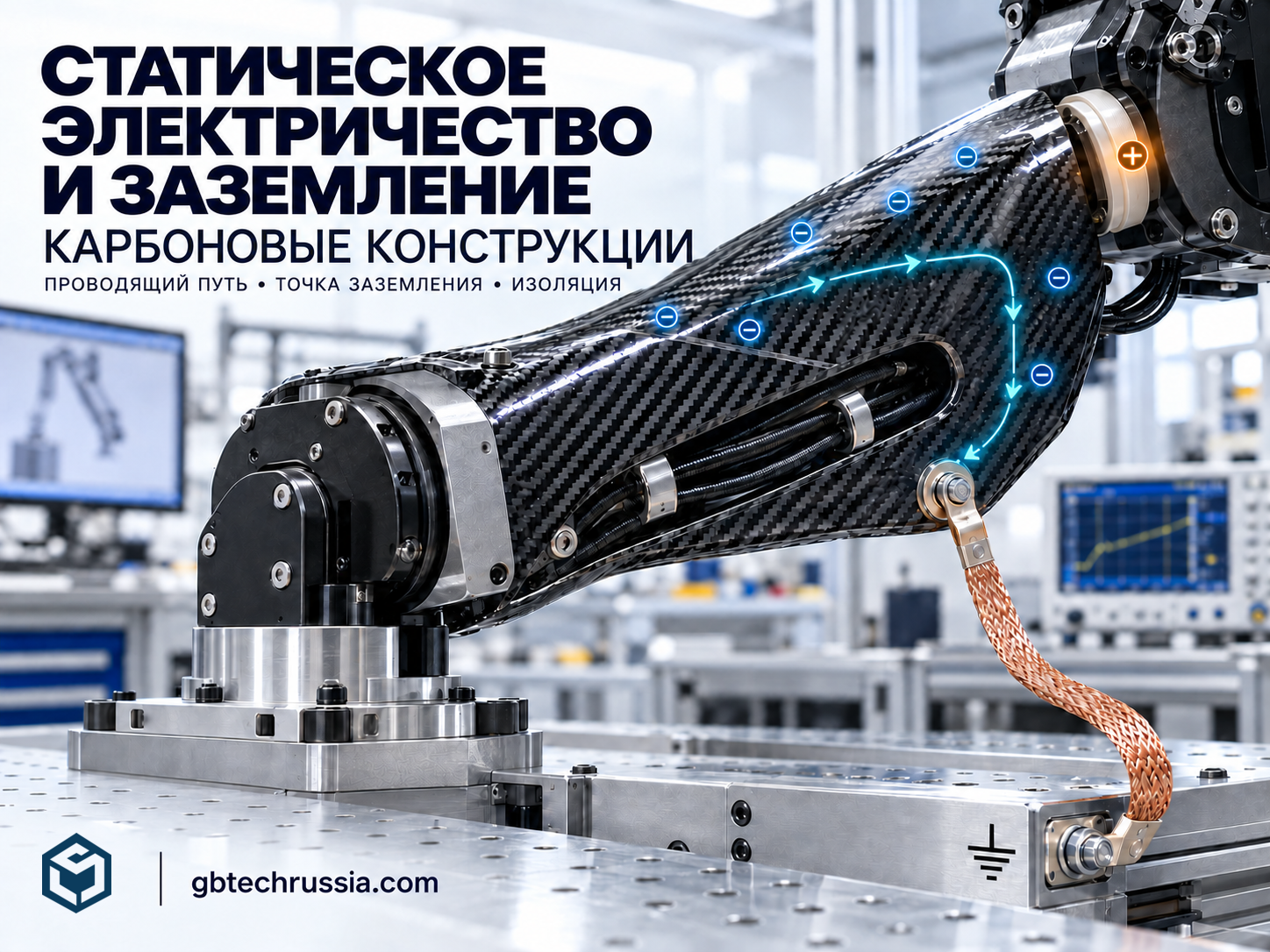 Как управлять статическим электричеством и заземлением в углепластиковых конструкциях